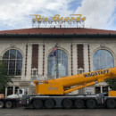 Large 30' metal Rio Grande sign.