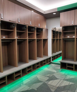 Locker Room at UVU